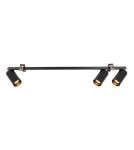Lampy sufitowe reflektory - Milagro Oprawa Hero Spot Podtynk Czarny 3xGU10 ML1700 - product 2