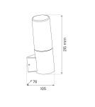 Kinkiety zewnętrzne - Eko-Light Kinkiet Ogrodowy Harlem 1xE27 IP44 EKO1709 - product 3