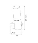 Kinkiety zewnętrzne - Eko-Light Kinkiet Ogrodowy Harlem 1xE27 IP44 PIR EKO1710 - product 3