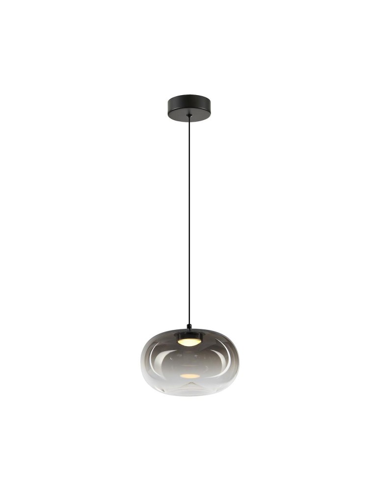 Milagro Lampa wisząca VASO 1 SMOKED 4W ML1397 Milagro Lampa wisząca VASO 1 SMOKED 4W ML1397