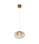 Lampy wiszące pojedyncze - Milagro Lampa wisząca VASO 1 AMBER 4W ML1399 - product 1