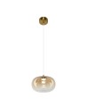 Milagro Lampa wisząca VASO 1 AMBER 4W ML1399
