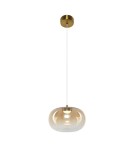 Lampy wiszące pojedyncze - Milagro Lampa wisząca VASO 1 AMBER 4W ML1399 - product 6