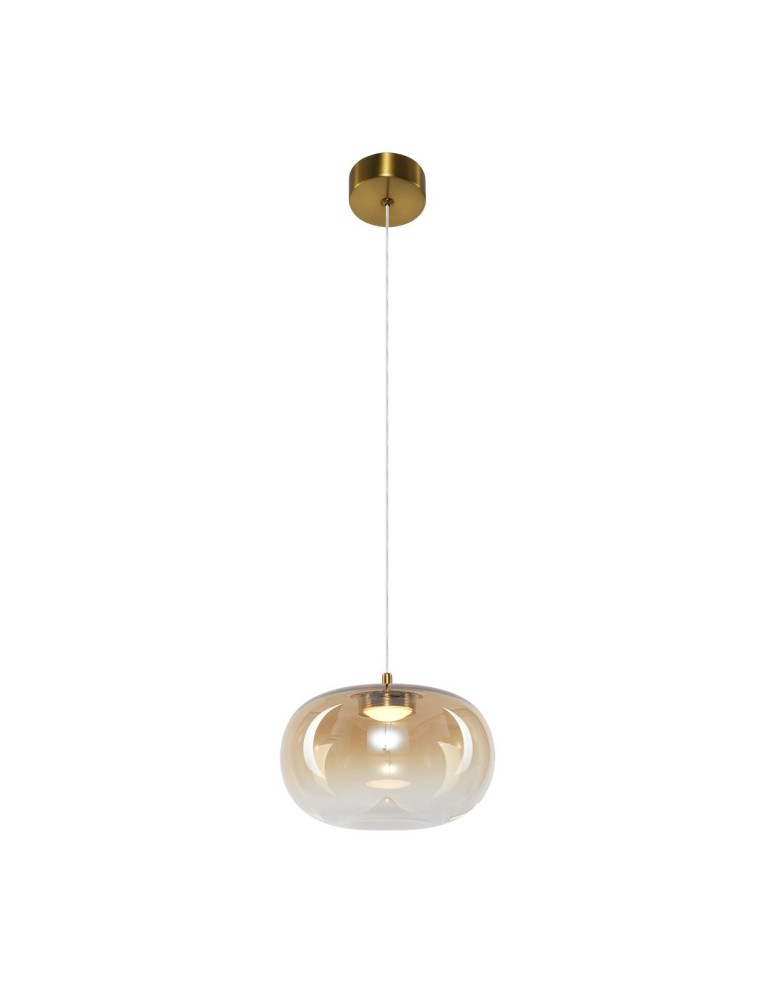 Milagro Lampa wisząca VASO 1 AMBER 4W ML1399
