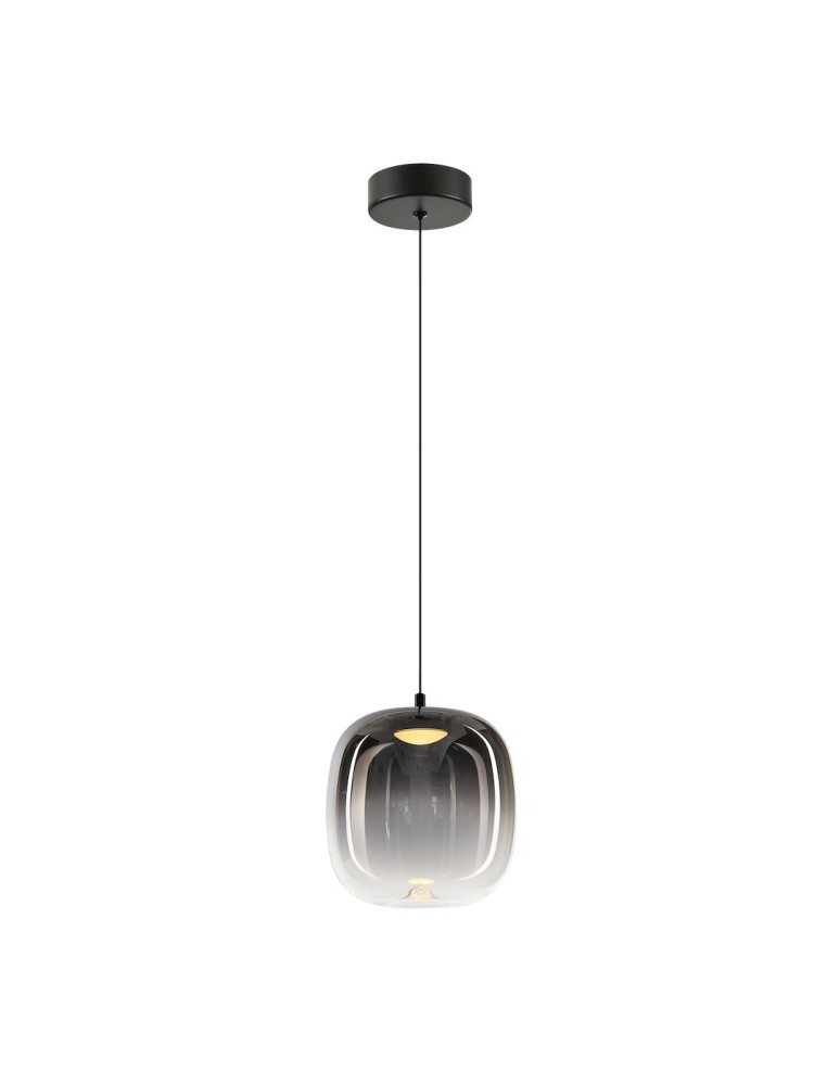 Milagro Lampa wisząca VASO 2 SMOKED 4W ML1400 Milagro Lampa wisząca VASO 2 SMOKED 4W ML1400