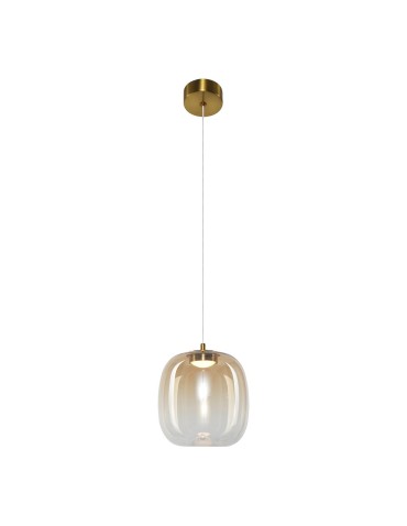 Milagro Lampa wisząca VASO 2 AMBER 4W ML1402