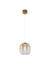 Milagro Lampa wisząca VASO 2 AMBER 4W ML1402