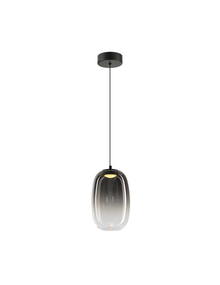Milagro Lampa wisząca VASO 3 SMOKED 4W ML1403
