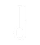 Milagro Lampa wisząca VASO 3 WHITE 4W ML1404 Milagro Lampa wisząca VASO 3 WHITE 4W ML1404