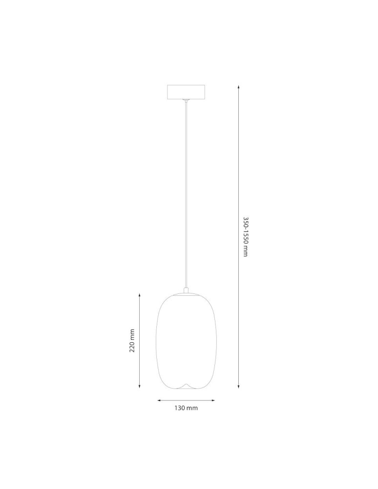 Milagro Lampa wisząca VASO 3 WHITE 4W ML1404 Milagro Lampa wisząca VASO 3 WHITE 4W ML1404