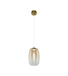 Lampy wiszące pojedyncze - Milagro Lampa wisząca VASO 3 AMBER 4W ML1405 - product 1