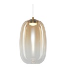 Lampy wiszące pojedyncze - Milagro Lampa wisząca VASO 3 AMBER 4W ML1405 - product 2