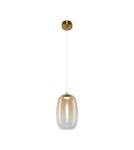 Lampy wiszące pojedyncze - Milagro Lampa wisząca VASO 3 AMBER 4W ML1405 - product 6