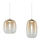 Lampy wiszące na listwie - Milagro Lampa wisząca VASO AMBER 15W ML1408 - product 2