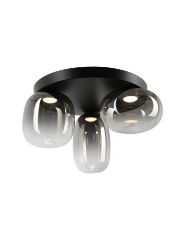Milagro Lampa sufitowa VASO SMOKED 12W ML1412