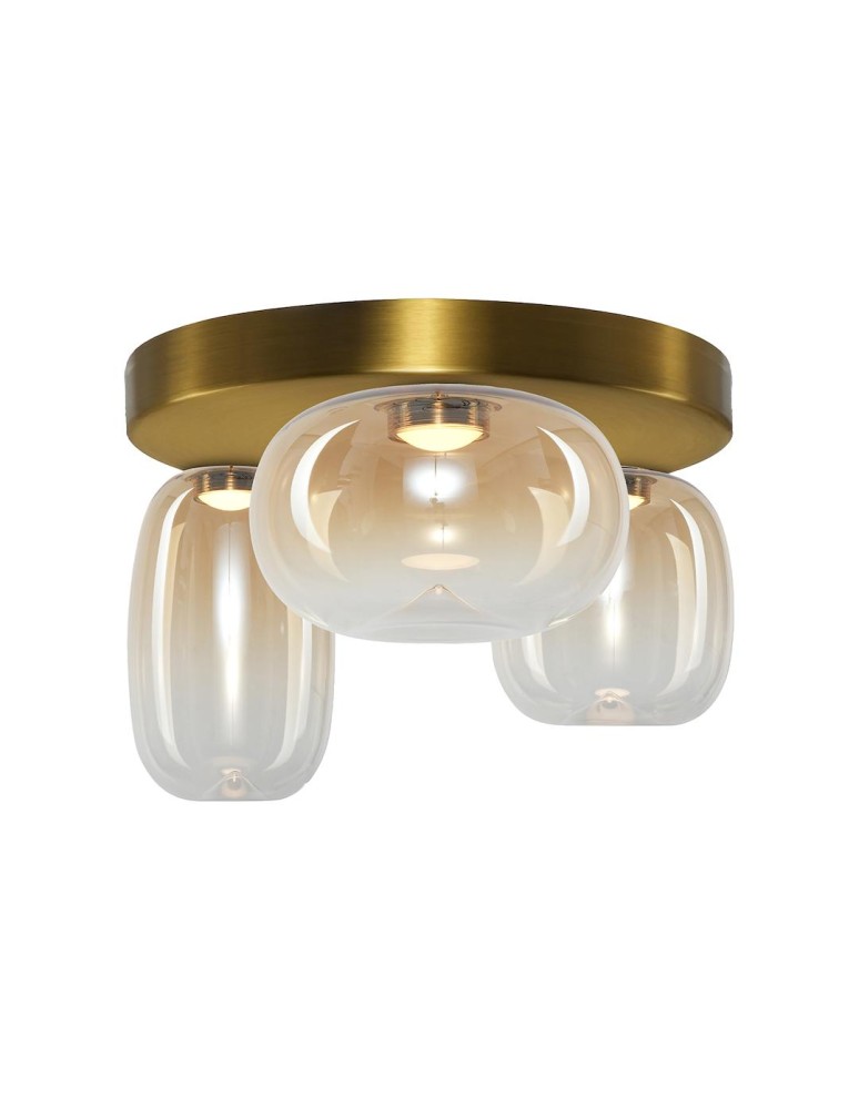 Milagro Lampa sufitowa VASO AMBER 12W ML1414 Milagro Lampa sufitowa VASO AMBER 12W ML1414