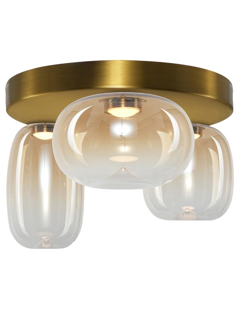 Milagro Lampa sufitowa VASO AMBER 12W ML1414 Milagro Lampa sufitowa VASO AMBER 12W ML1414