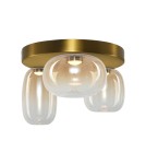 Milagro Lampa sufitowa VASO AMBER 12W ML1414 Milagro Lampa sufitowa VASO AMBER 12W ML1414