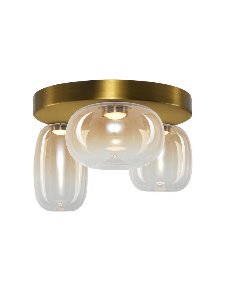 Milagro Lampa sufitowa VASO AMBER 12W ML1414 Milagro Lampa sufitowa VASO AMBER 12W ML1414