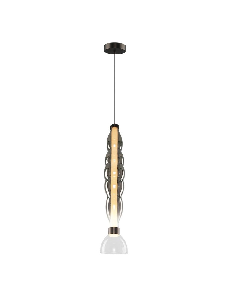 Milagro Lampa wisząca LUCCO smoked 18W ML1415