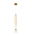 Lampy wiszące pojedyncze - Milagro Lampa wisząca LUCCO amber 18W ML1416 - product 1