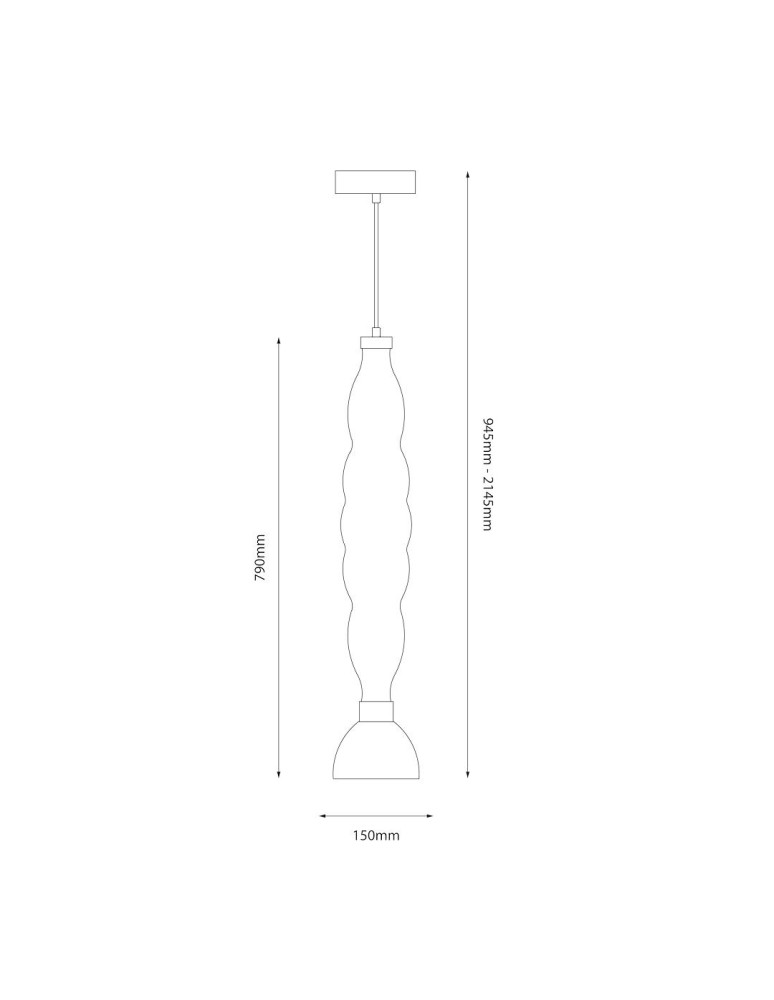 Milagro Lampa wisząca LUCCO amber 18W ML1416