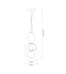 Milagro Lampa wisząca ASCOLI 18W LED ML1420 Milagro Lampa wisząca ASCOLI 18W LED ML1420