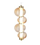 Milagro Lampa wisząca BOLLA GOLD 17W LED ML1422 Milagro Lampa wisząca BOLLA GOLD 17W LED ML1422