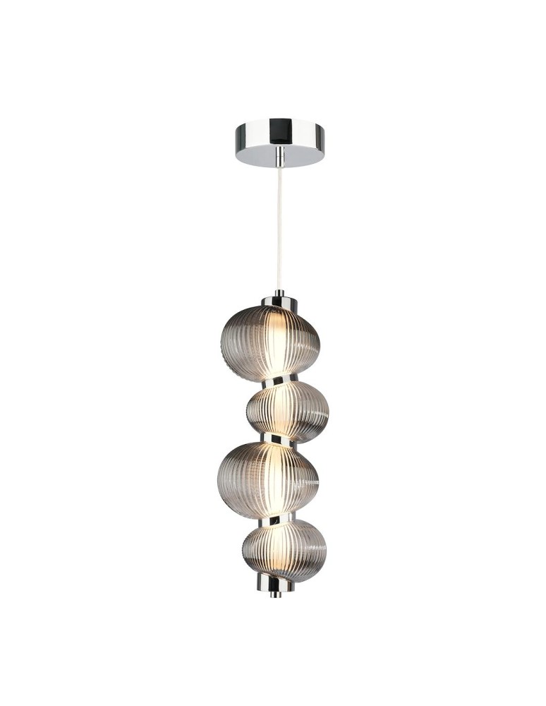 Milagro Lampa wisząca BOLLA SMOKED 17W LED ML1423 Milagro Lampa wisząca BOLLA SMOKED 17W LED ML1423