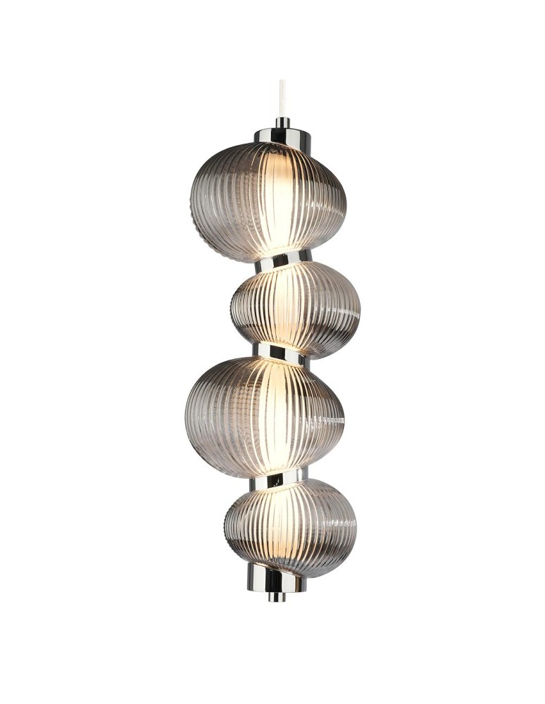 Milagro Lampa wisząca BOLLA SMOKED 17W LED ML1423 Milagro Lampa wisząca BOLLA SMOKED 17W LED ML1423