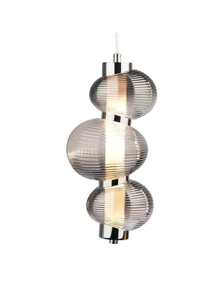 Milagro Lampa wisząca BOLLA SMOKED 12W LED ML1425 Milagro Lampa wisząca BOLLA SMOKED 12W LED ML1425