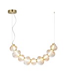 Lampy wiszące designerskie - Milagro Lampa wisząca BOLLA GOLD 36W LED ML1428 - product 1