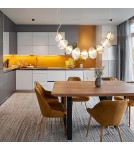 Lampy wiszące designerskie - Milagro Lampa wisząca BOLLA GOLD 36W LED ML1428 - product 4