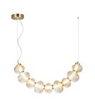 Lampy wiszące designerskie - Milagro Lampa wisząca BOLLA GOLD 36W LED ML1428 - product 6