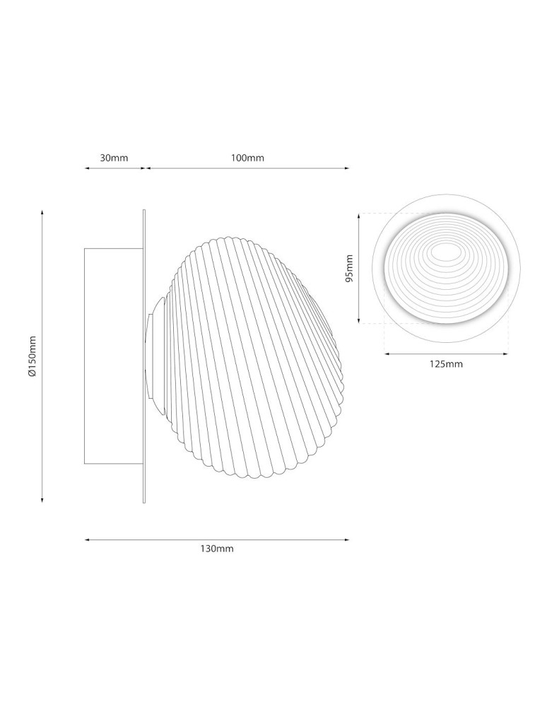 Milagro Kinkiet / lampa sufitowa BOLLA GOLD 3W LED ML1430 Milagro Kinkiet / lampa sufitowa BOLLA GOLD 3W LED ML1430