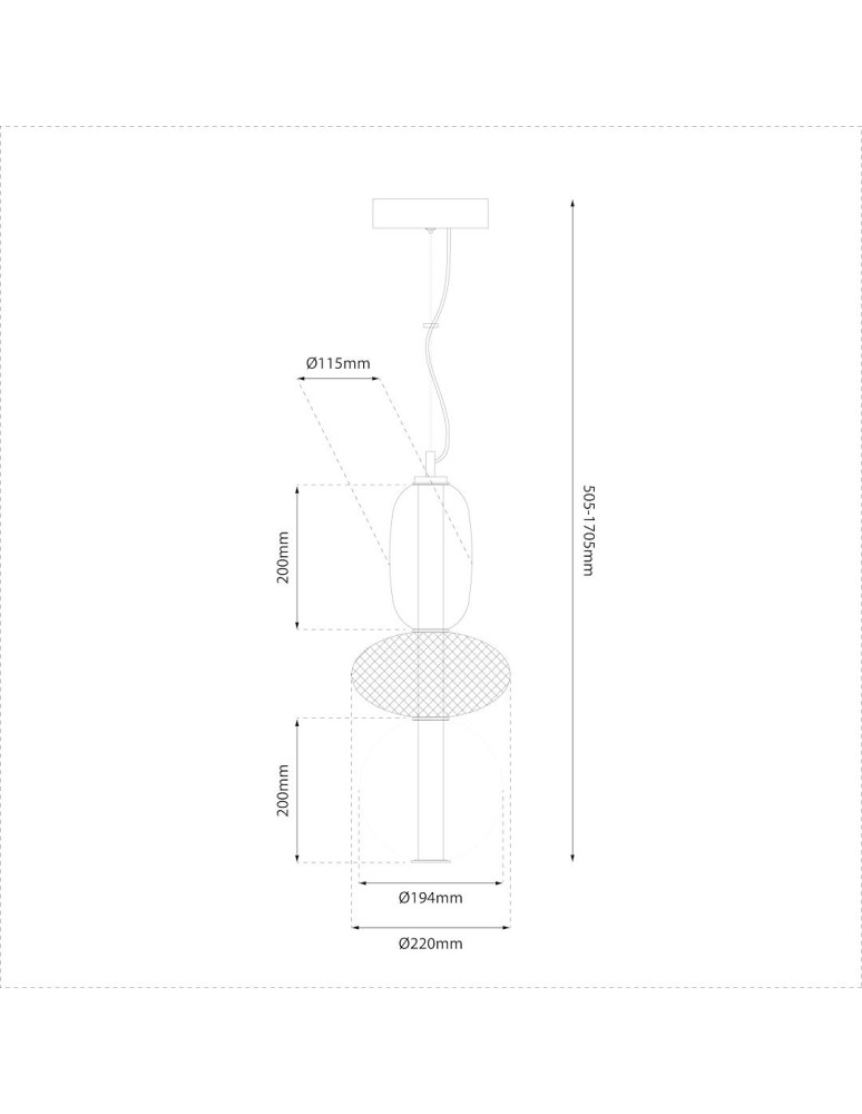 Milagro Lampa wisząca ARAME 23W LED ML1433