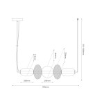 Milagro Lampa wisząca ARAME 32W LED ML1434 Milagro Lampa wisząca ARAME 32W LED ML1434