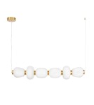 Step Into Design Lampa wisząca BRILLA-6 LED biało-złota 125 cm ST-CP241210-6L GOLD  Step Into Design Lampa wisząca BRILLA-6 LED biało-złota 125 cm ST-CP241210-6L GOLD