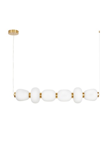 Step Into Design Lampa wisząca BRILLA-6 LED biało-złota 125 cm ST-CP241210-6L GOLD