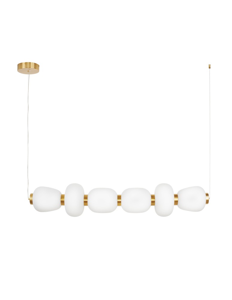 Step Into Design Lampa wisząca BRILLA-6 LED biało-złota 125 cm ST-CP241210-6L GOLD  Step Into Design Lampa wisząca BRILLA-6 LED biało-złota 125 cm ST-CP241210-6L GOLD
