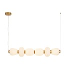 Step Into Design Lampa wisząca BRILLA-6 LED biało-złota 125 cm ST-CP241210-6L GOLD  Step Into Design Lampa wisząca BRILLA-6 LED biało-złota 125 cm ST-CP241210-6L GOLD