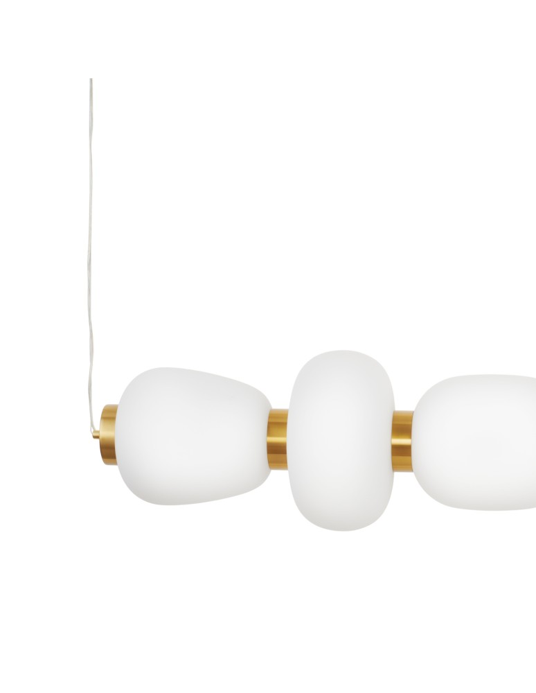 Step Into Design Lampa wisząca BRILLA-6 LED biało-złota 125 cm ST-CP241210-6L GOLD  Step Into Design Lampa wisząca BRILLA-6 LED biało-złota 125 cm ST-CP241210-6L GOLD