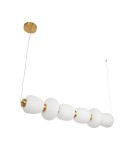 Step Into Design Lampa wisząca BRILLA-6 LED biało-złota 125 cm ST-CP241210-6L GOLD  Step Into Design Lampa wisząca BRILLA-6 LED biało-złota 125 cm ST-CP241210-6L GOLD