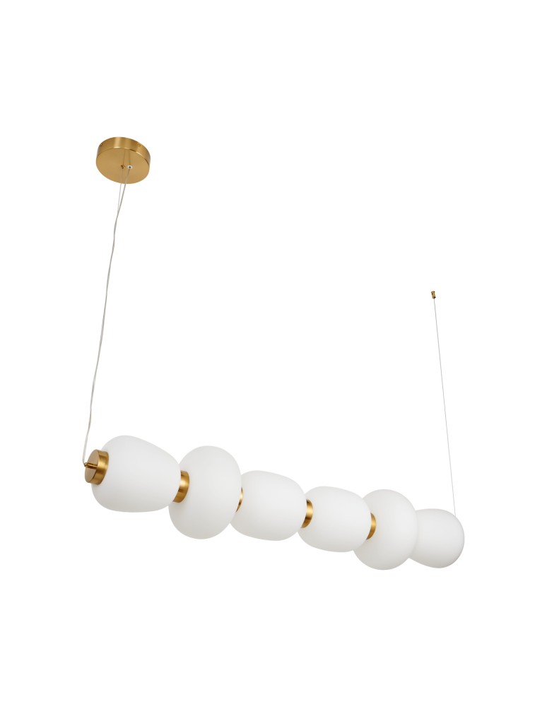 Step Into Design Lampa wisząca BRILLA-6 LED biało-złota 125 cm ST-CP241210-6L GOLD  Step Into Design Lampa wisząca BRILLA-6 LED biało-złota 125 cm ST-CP241210-6L GOLD