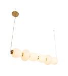 Step Into Design Lampa wisząca BRILLA-6 LED biało-złota 125 cm ST-CP241210-6L GOLD  Step Into Design Lampa wisząca BRILLA-6 LED biało-złota 125 cm ST-CP241210-6L GOLD