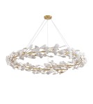 Step Into Design Lampa wisząca BOTANIKA złoto biała 150 cm XY080P-150 Step Into Design Lampa wisząca BOTANIKA złoto biała 150 cm XY080P-150