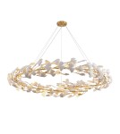 Step Into Design Lampa wisząca BOTANIKA złoto biała 150 cm XY080P-150 Step Into Design Lampa wisząca BOTANIKA złoto biała 150 cm XY080P-150