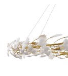 Step Into Design Lampa wisząca BOTANIKA złoto biała 150 cm XY080P-150 Step Into Design Lampa wisząca BOTANIKA złoto biała 150 cm XY080P-150