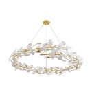 Step Into Design Lampa wisząca BOTANIKA złoto biała 150 cm XY080P-150 Step Into Design Lampa wisząca BOTANIKA złoto biała 150 cm XY080P-150