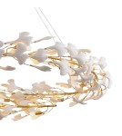 Step Into Design Lampa wisząca BOTANIKA złoto biała 150 cm XY080P-150 Step Into Design Lampa wisząca BOTANIKA złoto biała 150 cm XY080P-150